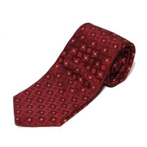Vintage John W. Nordstrom Burgundy Silk Tie 3.75" x 59"